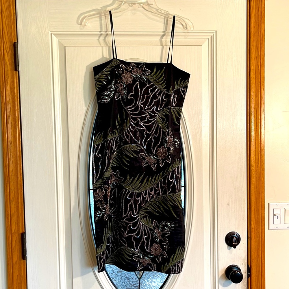 French Connection beautifully hand beaded and sequined dress. Like new. Size 10